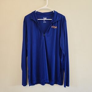 Team 365 Royal Blue Performance 1/4 Zip Pullover with Voya Logo